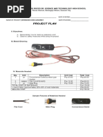 Project Plan in Electricity