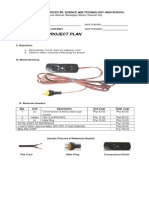 Project Plan in Electricity