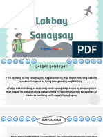 Lakbay Sanaysay