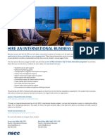 NSCC International Business Internship - Flyer 