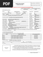 Fm-shs-01-02 - Shs Student Data Sheet