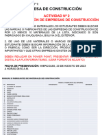 Información de Empresas de Construcción