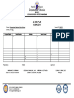 ACTION Plan For Objective 15