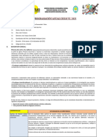 Programación Anual de 2do - Arte y Cultura 2023