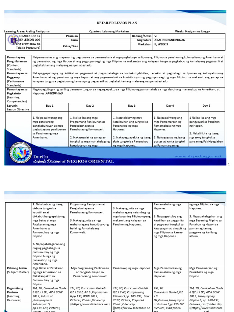 AP6 2nd QTR Wk9Edited | PDF