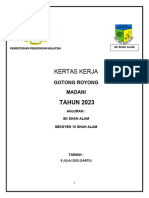 Kertas Kerja Gotong Royong Madani Sksa