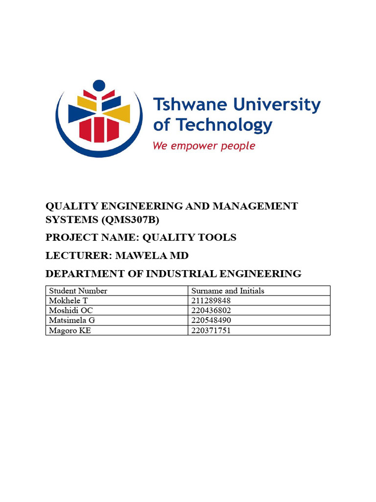 Quality Engineering And Management Systems Pdf Histogram Skewness