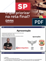 TJ SP Oficial de Justiça O Que Priorizar Na Reta Final - Diego Ribeiro