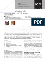 Negative Skin Friction Pile Concepts With Soil Structure Interaction