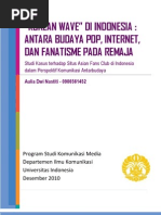 Download Korean Wave di Indonesia Budaya Pop Internet dan Fanatisme Remaja by Aulia Nastiti SN67051422 doc pdf