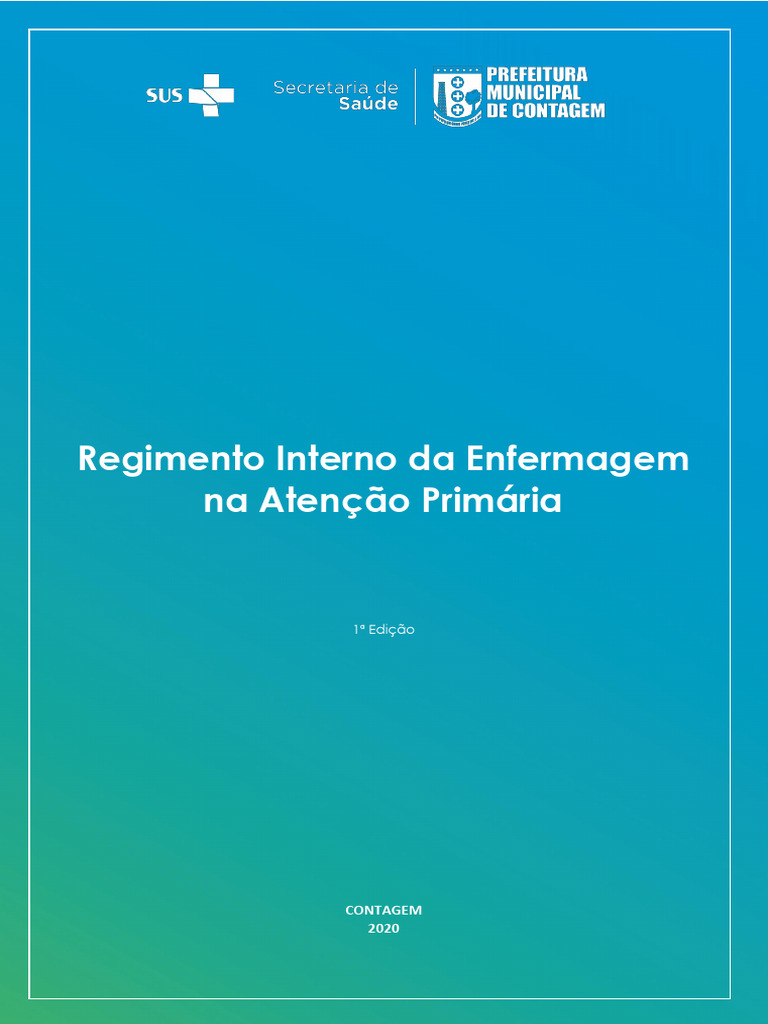Regimento Interno Da Enfermagem Na Atenção Primária | PDF | Enfermagem ...