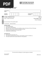 Cambridge IGCSE: Global Perspectives 0457/12