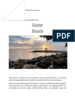Descriptive Text-Sanur Beach