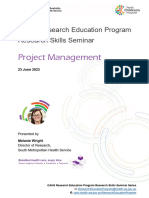 Project Management HANDOUT
