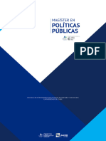 Folleto Magister Politicas Públicas U de Chile