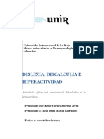 Test Predictivo de Dificultades en La Lectoescritura