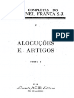 5 Pe. Leonel Franca, S.J. - Alocuções e Artigos Tomo I