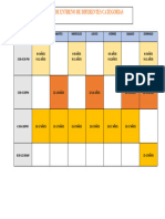 Horarios de Entrenamientos