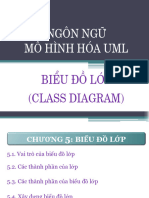 Ngon Ngu Mo Hinh Hoa UML - Chuong 5 - Bieu Do Lop