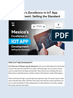 Mexico's Excellence in IoT App Development