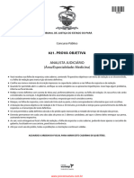 Prova - Analista Judiciário - Medicina - TJ:PA 2014