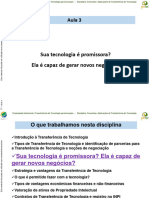 Aula 03 - Avaliacao de Tecnologia