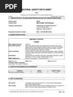 Material Safety Data Sheet: J475 EB-CLEAN J475 Breaker