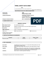 Material Safety Data Sheet: J609 Friction Reducer J609