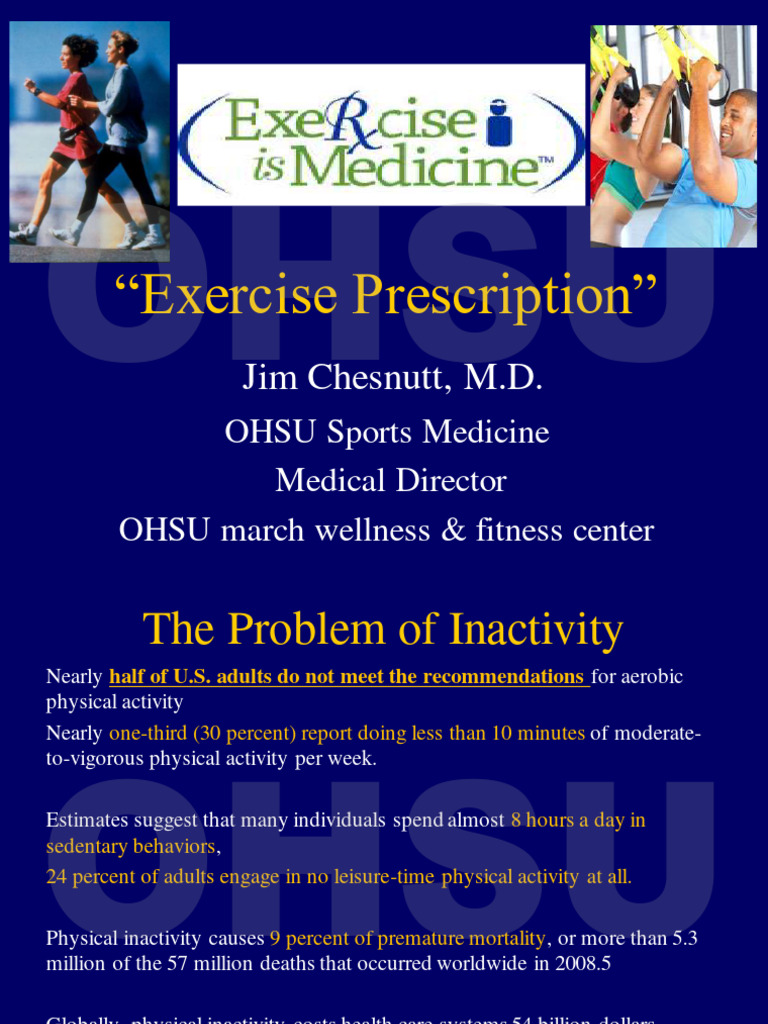 Exercice Is Medicine Pdf Physical Fitness Cardiovascular Diseases