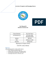 Database Lab Manual 1 FAST NUCES