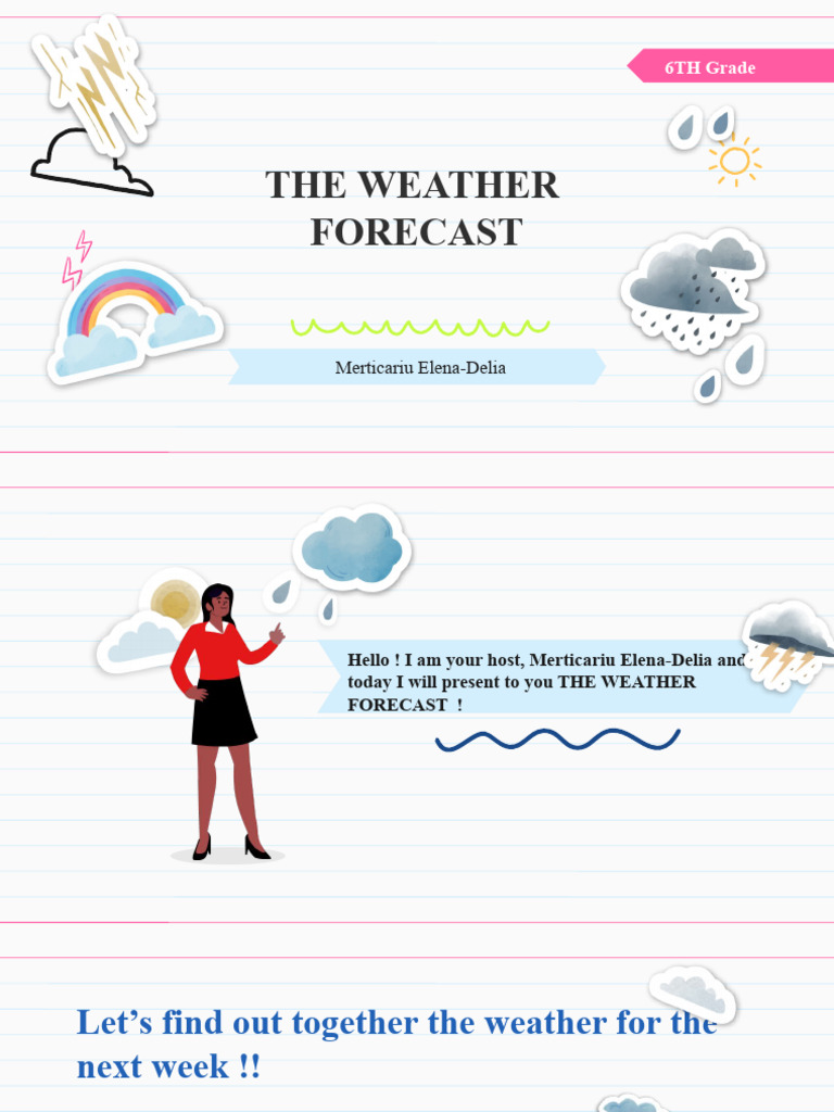 Weather Forecast Merticariu Elena Delia PDF Weather Precipitation
