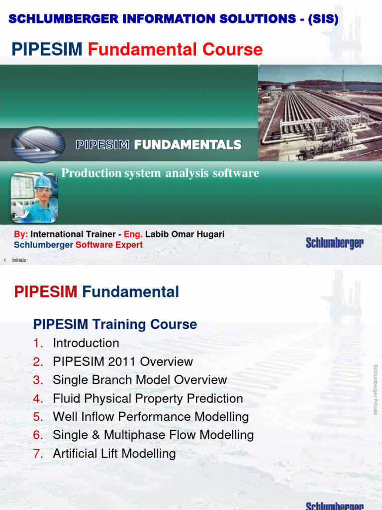 PIPESIM 2011 Training Fundamentals Labib Lect 1 | PDF | Geographic ...