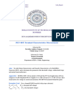 FET+BJT Terminal Characteristics Measurement (3) - Lab Report - ECN-242