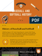 Baseball and Softball History