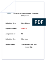 E & L, Assignment2 (19-Se-33)