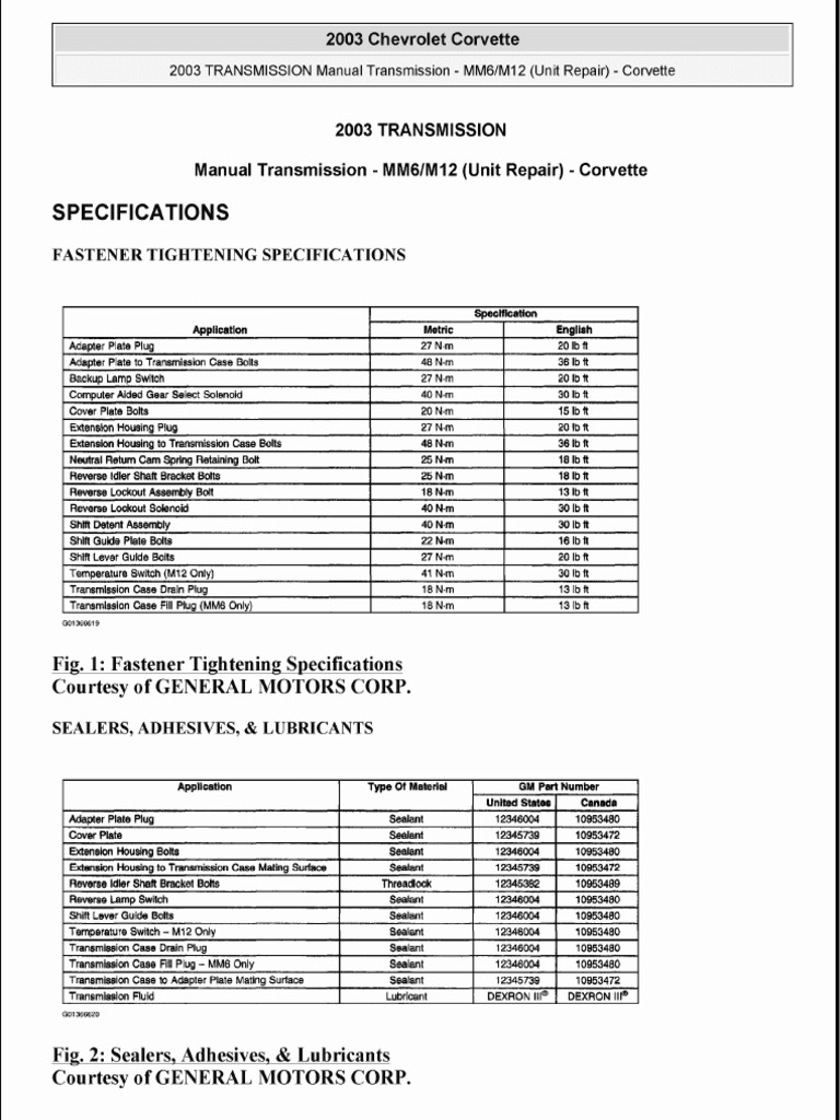 2005 CORVETTE SERVICE MANUAL PDF visual data 3