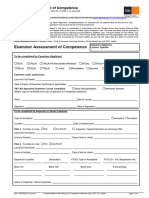 TMCAD 141 Issue 2 - Examiner Assessment of Competence