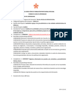 GFPI-F-135 Guia de Aprendizaje 1 Elaborar Documentos