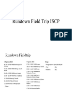 Rundown Field Trip ISCP