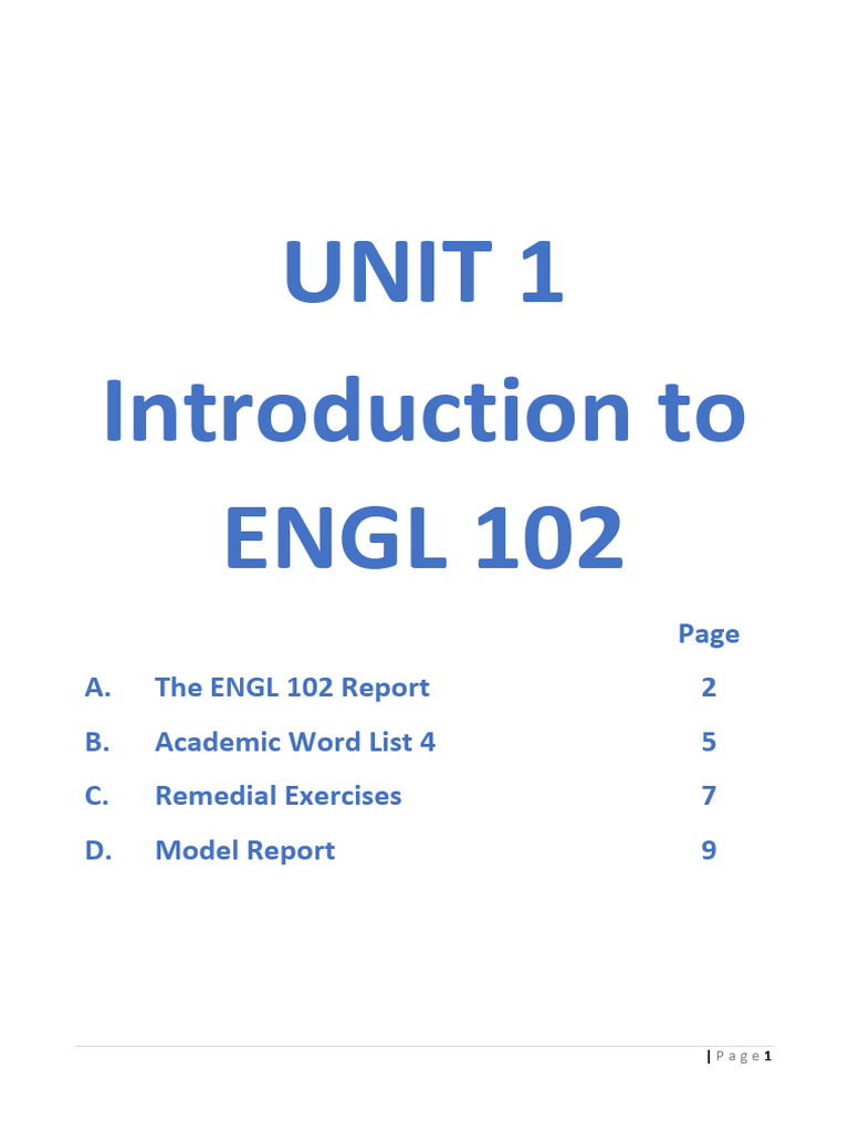 Engl 102 Unit 1 Spring 2022 Pdf Recycling Mining