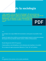 El Origen de La Sociologia