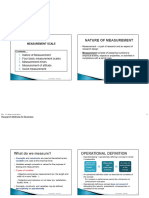 Measurement Scales