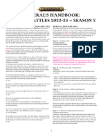 Age of Sigmar AoS - General's Handbook 2022-2023 Season 2 - Pitched Battles - Errata 2023-01-12