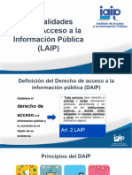 Presentación Generalidades de La LAIP RN261022