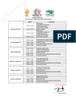 Jadwal Porprov 2023