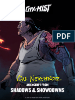 Oni Neighbor Sample Danger City of Mist RPG