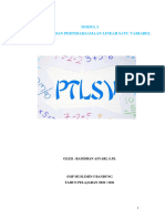 Modul 1 PLSV Dan PTLSV