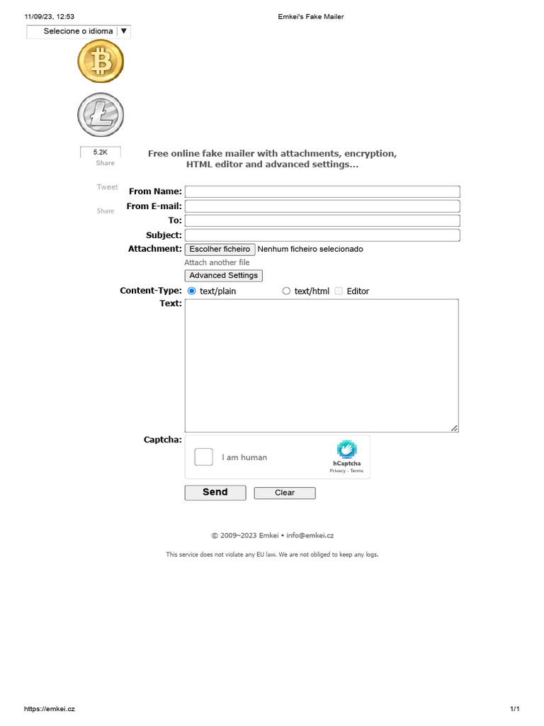Emkei's Fake Mailer PDF