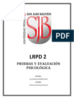 LRPD 2 Pruebas y Evaluacion