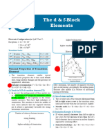 d and f block